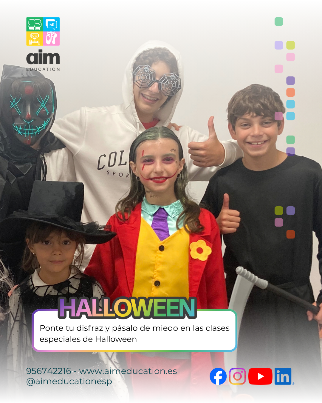 ¡Prepárate para unas clases de miedo!