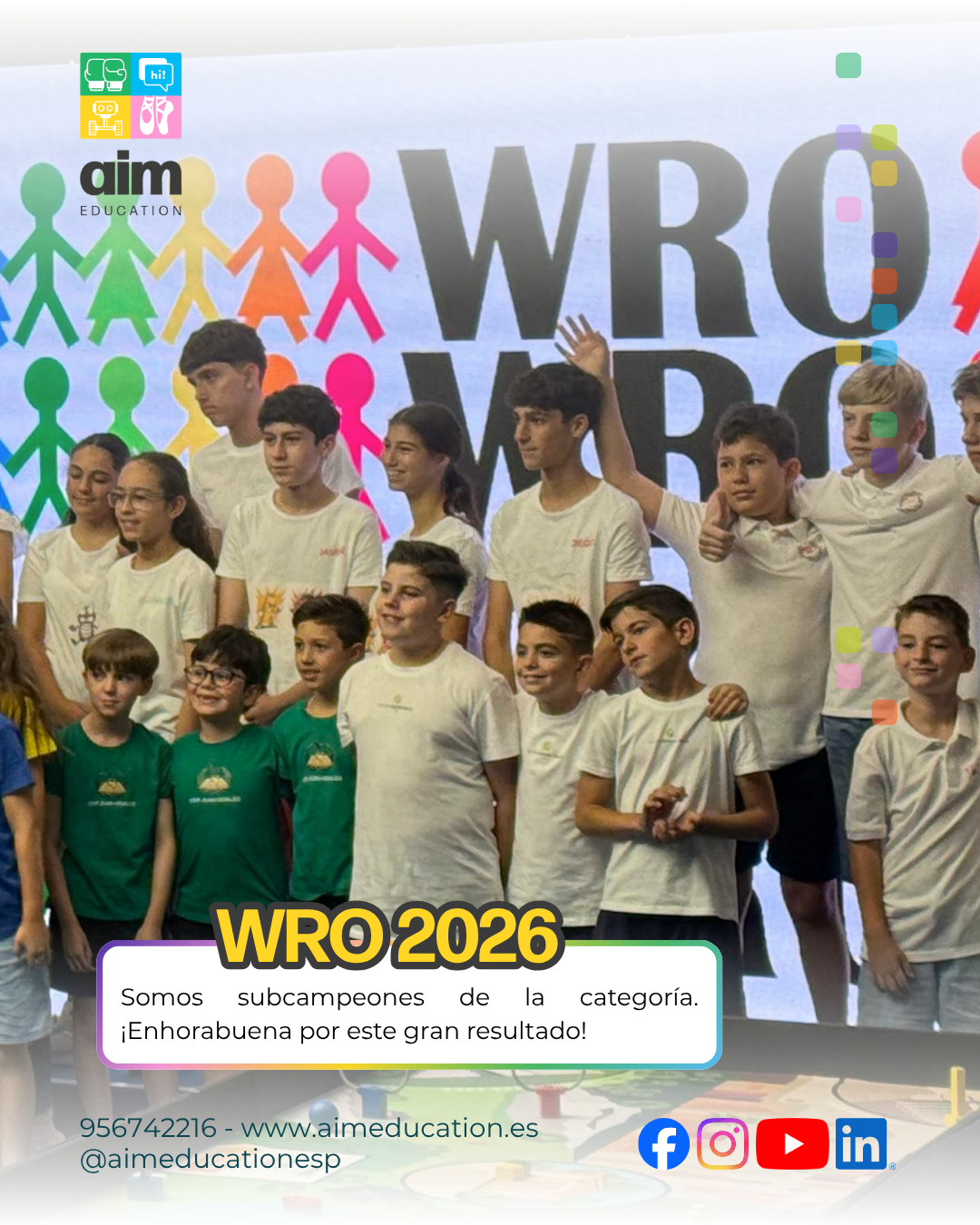 ¡Subcampeones en la WRO 2026!